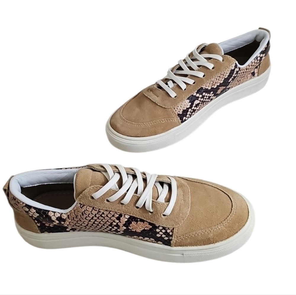Kaanas~Size 6~Beige/Brown Lipari-Snd Sneaker
